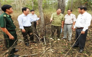 Tây Ninh: Tăng cường công tác phòng chống cháy rừng trong mùa khô năm 2017