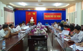 HĐND Tp.Tây Ninh tổ chức Hội nghị giao ban Quý 1 năm 2017