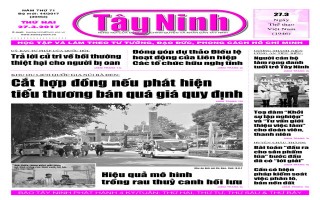 Điểm báo in Tây Ninh ngày 27.03.2017