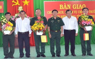 Bàn giao chức trách, nhiệm vụ Chỉ huy trưởng BĐBP tỉnh Tây Ninh