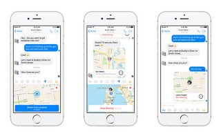 Facebook Messenger thêm tính năng chia sẻ vị trí thời gian thực tiện lợi