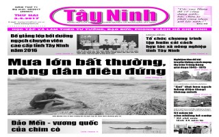 Điểm báo in Tây Ninh ngày 03.04.2017
