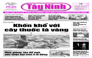 Điểm báo in Tây Ninh ngày 07.04.2017