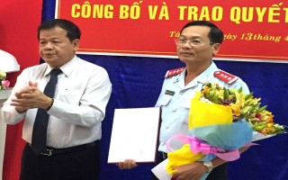 Bổ nhiệm Chánh thanh tra tỉnh Tây Ninh