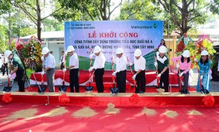 Khởi công xây dựng Trường tiểu học Suối Đá A