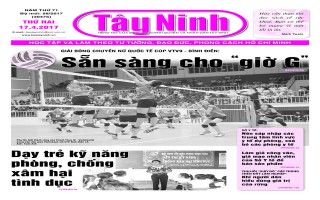Điểm báo in Tây Ninh ngày 17.04.2017
