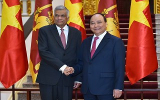 Một số hình ảnh Lễ đón chính thức Thủ tướng Sri Lanka