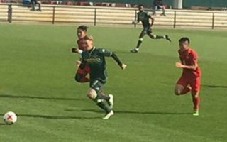 U20 Việt Nam suýt tạo bất ngờ trong trận giao hữu đầu tiên tại Đức