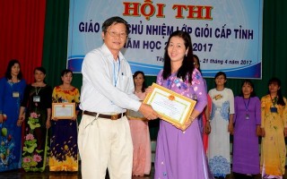 Công bố kết quả Hội thi giáo viên chủ nhiệm giỏi cấp tỉnh