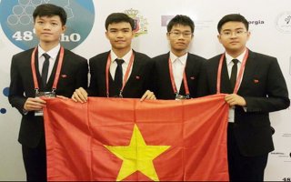 Việt Nam có 4 học sinh dự thi Olympic Hóa học Quốc tế năm 2017
