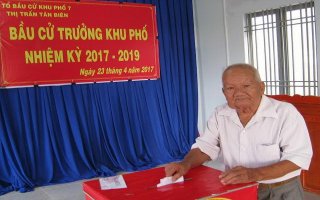 Tân Biên, Gò Dầu: Bầu cử trưởng ấp/khu phố nhiệm kỳ 2017-2019