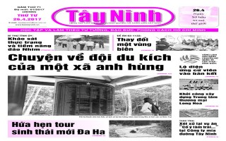Điểm báo in Tây Ninh ngày 26.04.2017