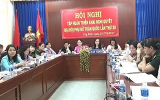 Tập huấn triển khai Nghị quyết Đại hội đại biểu phụ nữ toàn quốc lần thứ XII