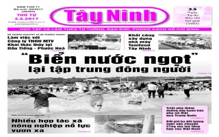 Điểm báo in Tây Ninh ngày 03.05.2017