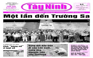 Điểm báo in Tây Ninh ngày 08.05.2017