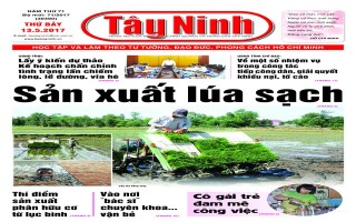 Điểm báo in Tây Ninh ngày 13.05.2017