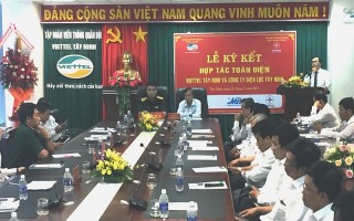 Viettel Tây Ninh và Công ty Điện lực Tây Ninh ký kết hợp tác toàn diện