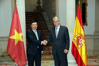 Phó Thủ tướng Phạm Bình Minh hội kiến Nhà vua, hội đàm với Ngoại trưởng Tây Ban Nha