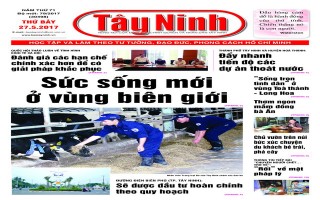 Điểm báo in Tây Ninh ngày 27.05.2017