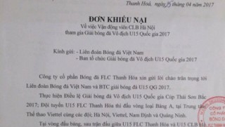 U-15 Hà Nội bị loại, có thể U 15 thanh Hóa sẽ thay thế