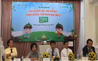 Khởi tranh Giải bóng đá nhi đồng toàn quốc 2017