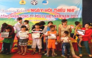 Công ty TNHH PouLi Việt Nam: Tổ chức Ngày hội thiếu nhi năm 2017