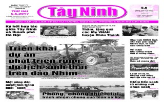 Điểm báo in Tây Ninh ngày 05.06.2017