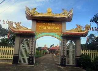 Khang trang chùa Phổ Minh (Hậu Giang)