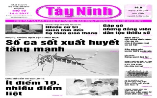 Điểm báo in Tây Ninh ngày 14.06.2017