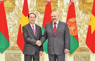 Chủ tịch nước Trần Đại Quang hội kiến các nhà lãnh đạo Bê-la-rút
