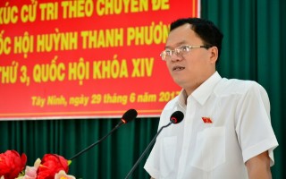 ĐBQH tiếp xúc cử tri ngành Giáo dục Tây Ninh