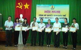 Giải thể Công đoàn Giáo dục huyện Châu Thành