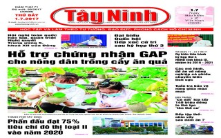 Điểm báo in Tây Ninh ngày 01.07.2017