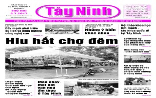 Điểm báo in Tây Ninh ngày 03.07.2017