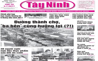 Điểm báo in Tây Ninh ngày 05.07.2017