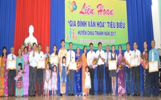 Liên hoan Gia đình văn hóa tiêu biểu huyện Châu Thành