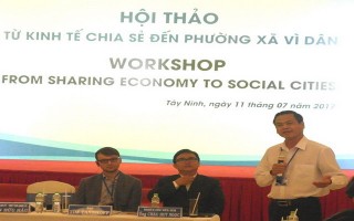 Hội thảo “Từ kinh tế chia sẻ đến phường, xã vì dân”