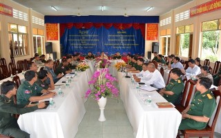 Ban CHQS huyện Tân Châu - Chi khu Quân sự huyện Memot: Sơ kết hoạt động hợp tác 6 tháng đầu năm 2017