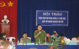 CATN: Hội thảo xây dựng mô hình phòng ngừa, quản lý đối tượng sử dụng ma túy tại cộng đồng