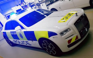 Chiếc xe cảnh sát Rolls-Royce Ghost độc nhất vô nhị