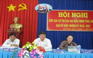 Đại biểu HĐND 2 cấp tiếp xúc cử tri sau kỳ họp