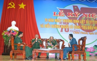 Kỷ niệm ngày Thương binh- liệt sĩ và biểu dương người có công tiểu biểu