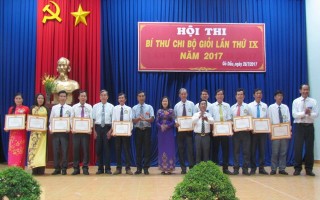 Gò Dầu: Tổ chức hội thi Bí thư chi bộ giỏi 2017