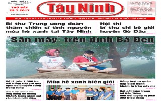 Điểm báo in Tây Ninh ngày 29.07.2017