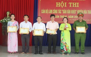 Hội thi Dân vận khéo huyện Hoà Thành