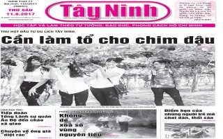 Điểm báo in Tây Ninh ngày 11.08.2017