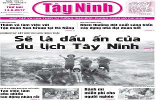 Điểm báo in Tây Ninh ngày 14.08.2017