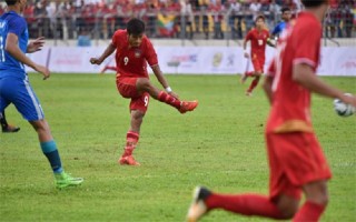 Aung Thu lập cú đúp, Myanmar hạ Singapore ở trận ra quân SEA Games