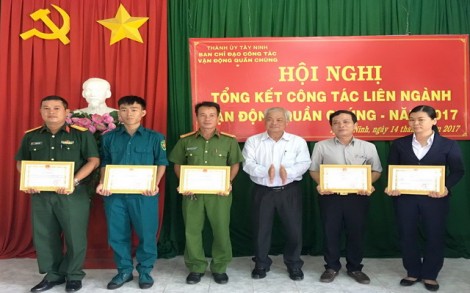 Thành phố Tây Ninh: Nhiều hoạt động thiết thực trong công tác dân vận năm 2017