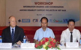 Hội thảo “Chia sẻ thông tin và điều phối các chương trình, dự án hỗ trợ người khuyết tật Việt Nam” năm 2017